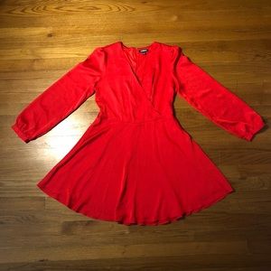 Express Red Party Dress Size M